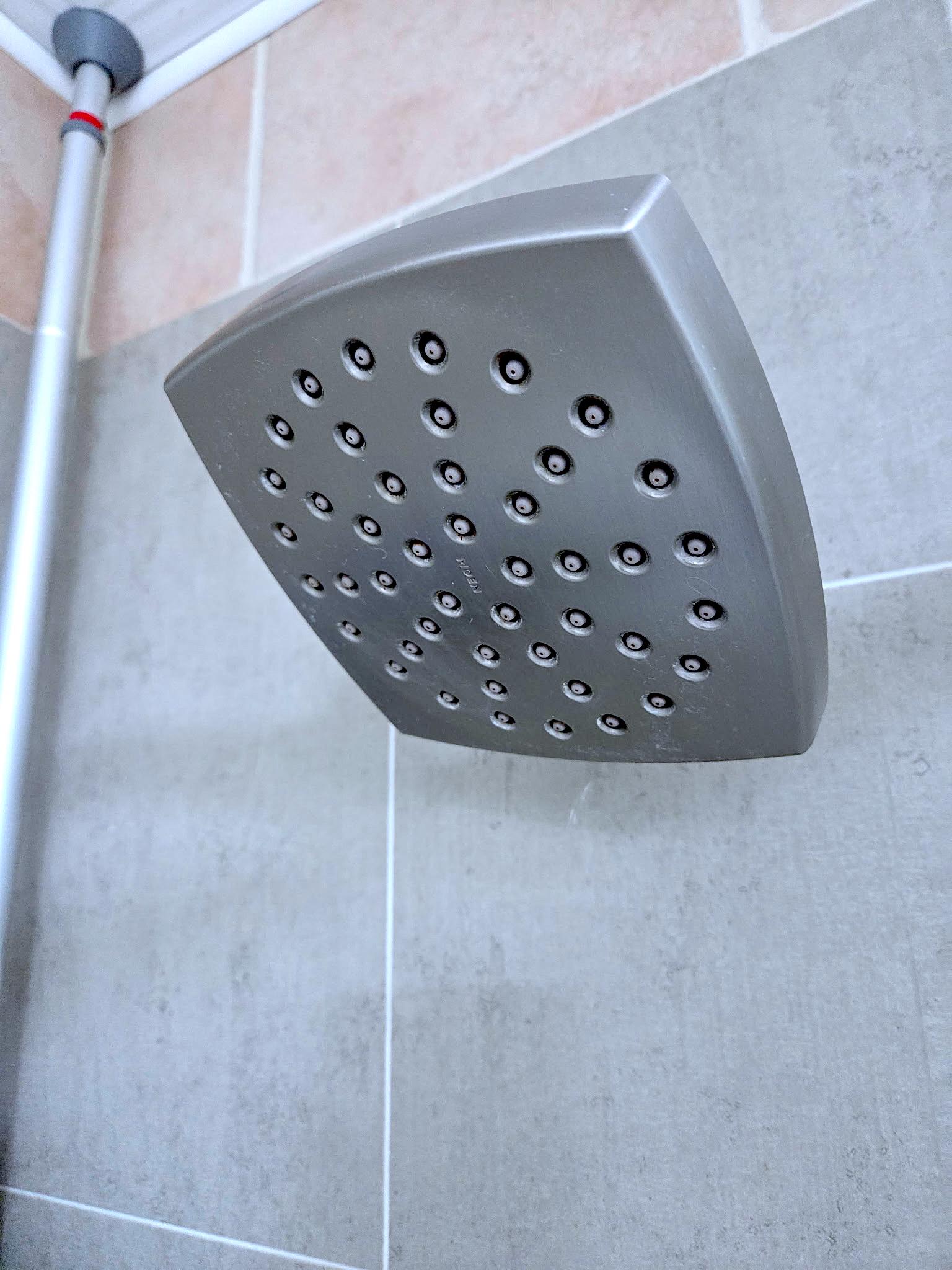 Shower head after cleaning