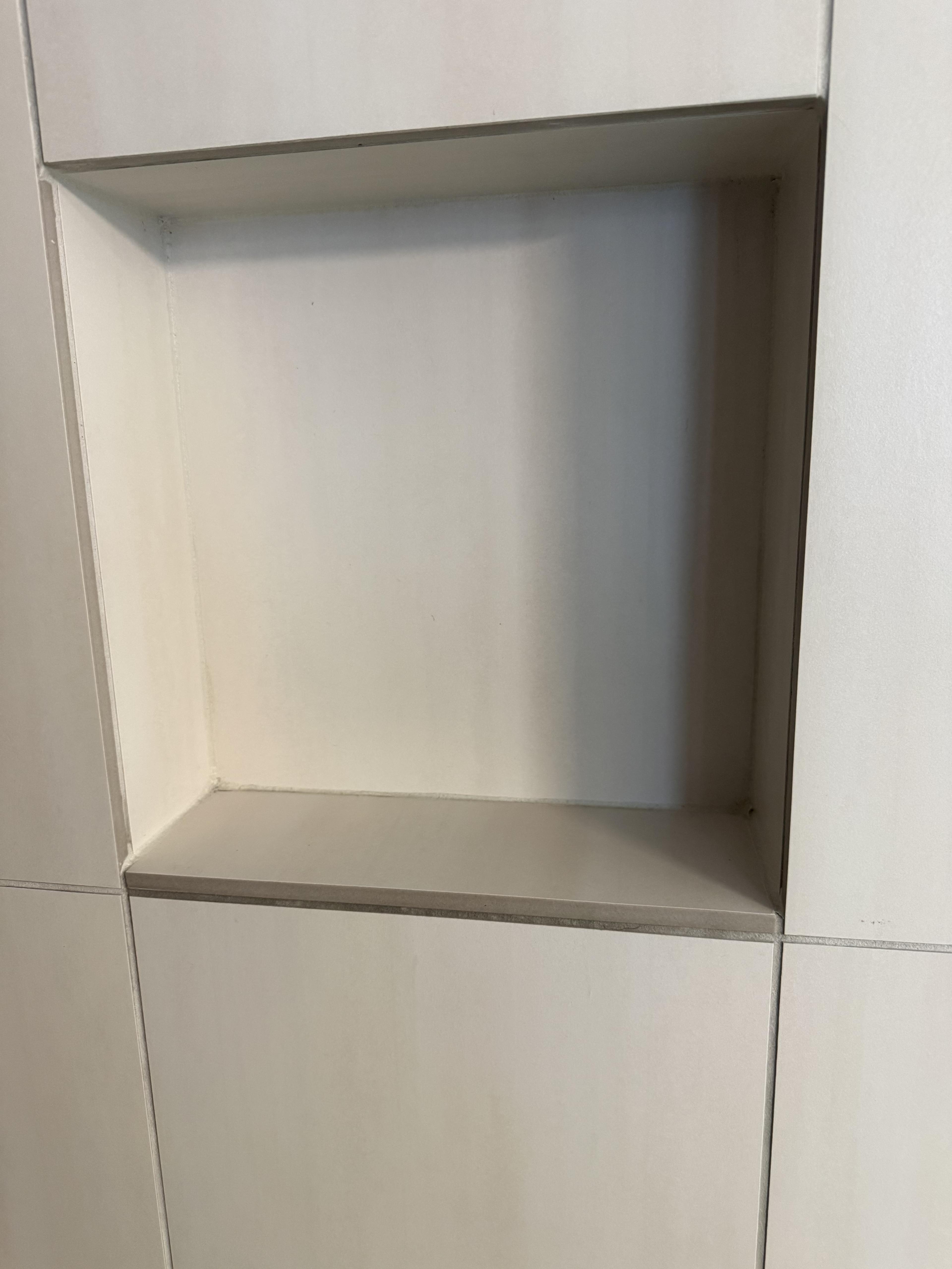 Shower detail after cleaning